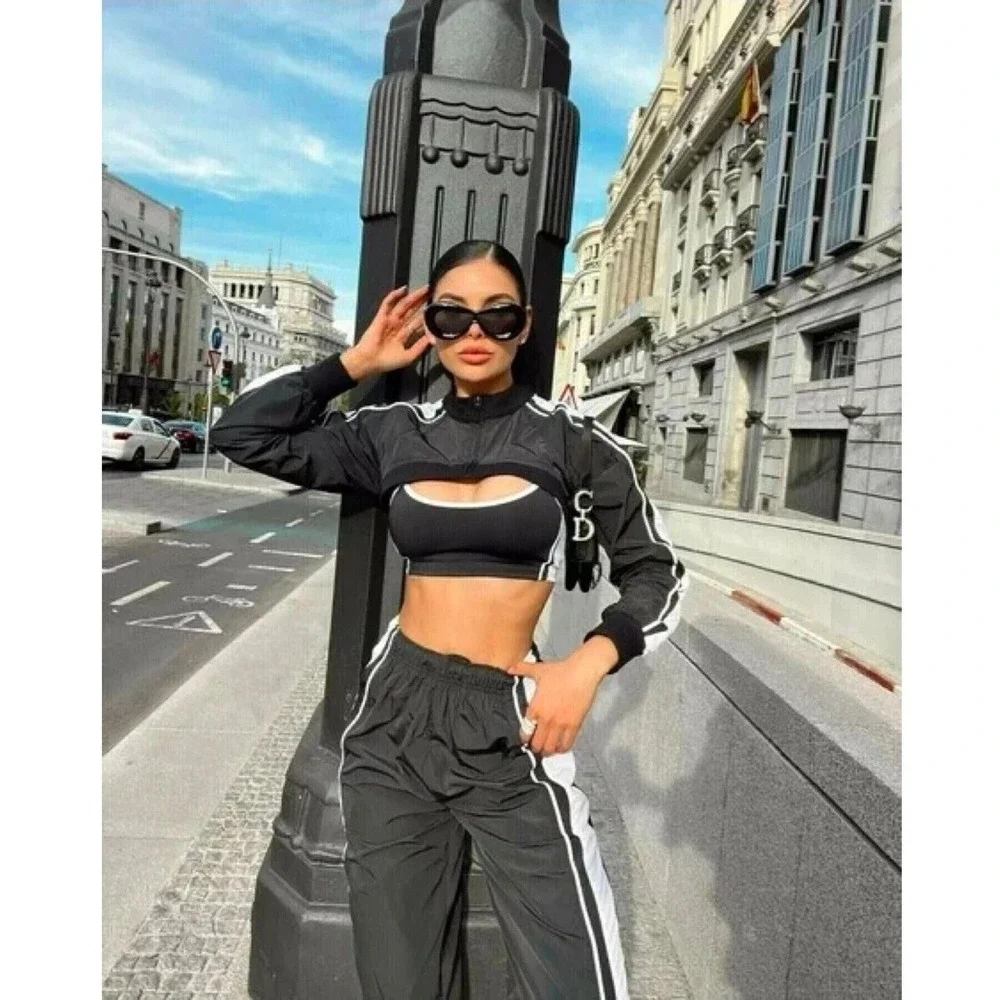 Alo Yoga Racetrack Jogger Stripe Y2K Track Streetfashion Atheleisure Gym